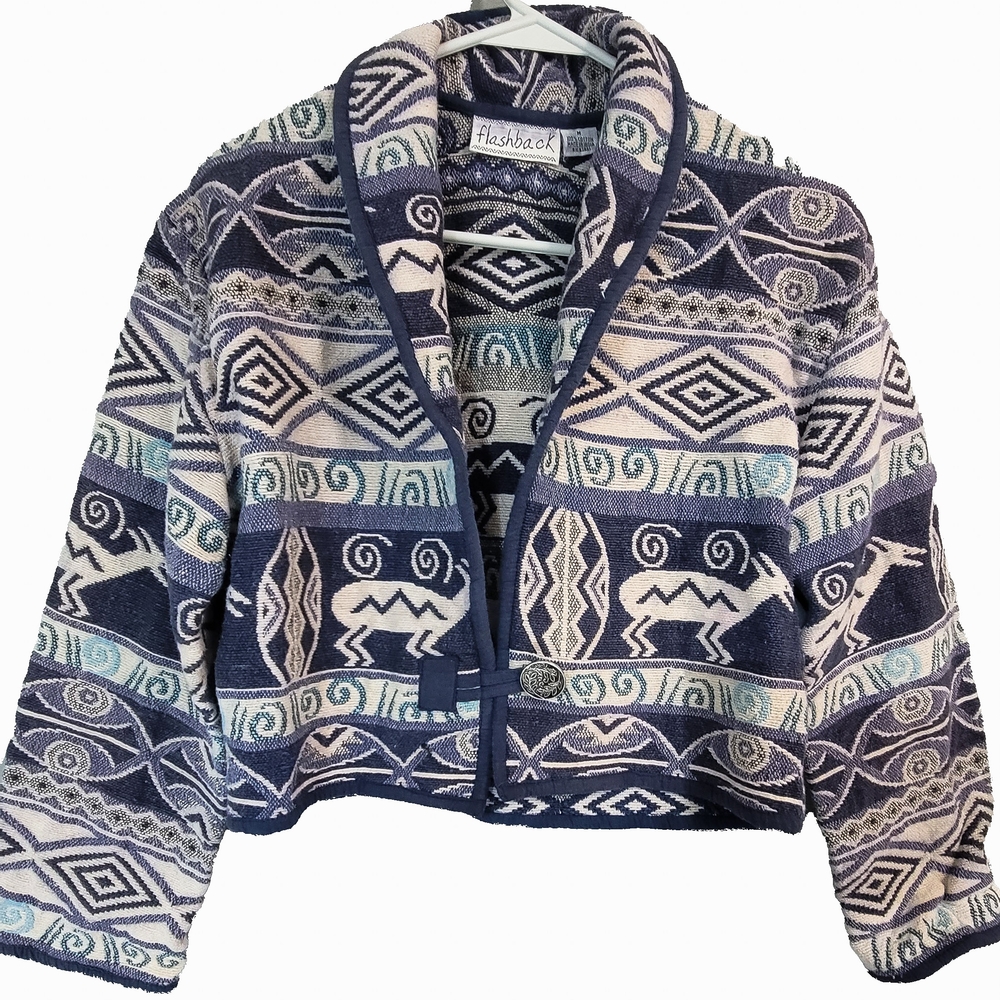 Flashback Vintage 90  - Blue and White‎